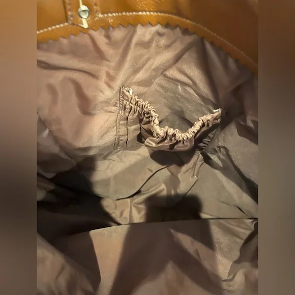 Colorful Geometric Cross-stitch Aztec Patterned Tote Bag with Brown Accents - Picture 13 of 14